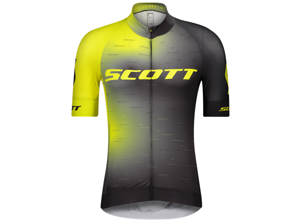 Scott Shirt M`s RC Pro s/sl Gul/Sort S Sykkeltrøye med kort arm